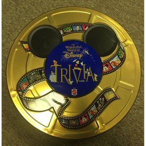 Vintage "The Wonderful World of Disney Trivia" Game By Mattel - 1997 - Complete!